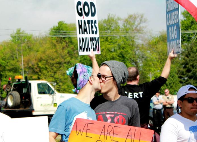 westboro baptist church funny sign counter protest