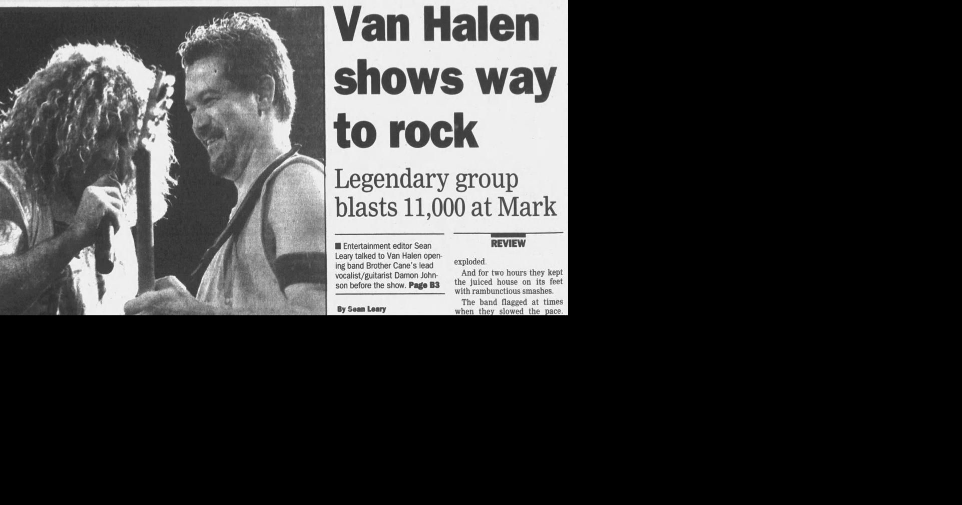 Throwback Thursday: Van Halen rocked The Mark in unforgettable 1995 show