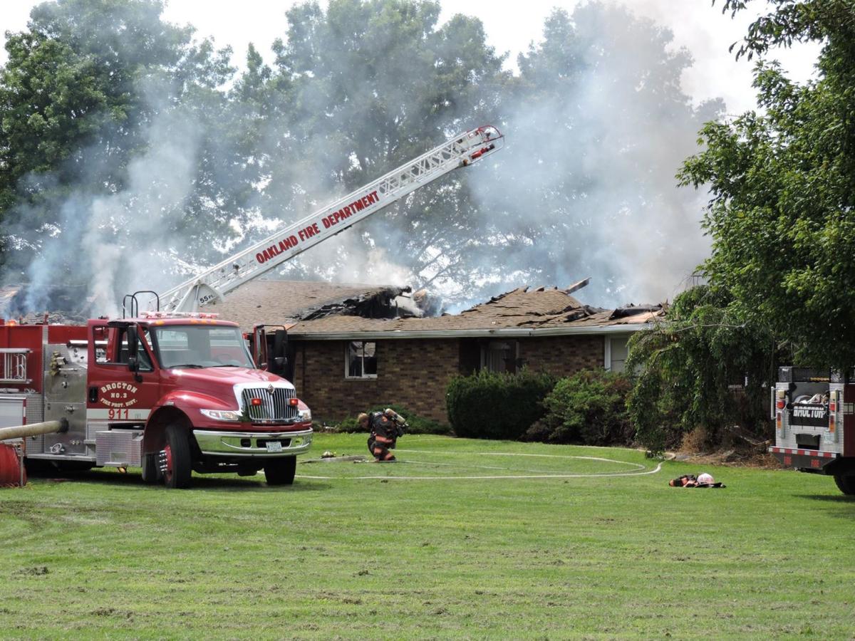 Explosion, fire damage Kansas residence
