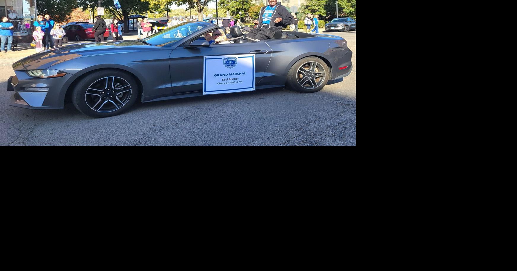 EIU Homecoming Parade includes Grand Marshal Ceci Brinker, Charleston band, more