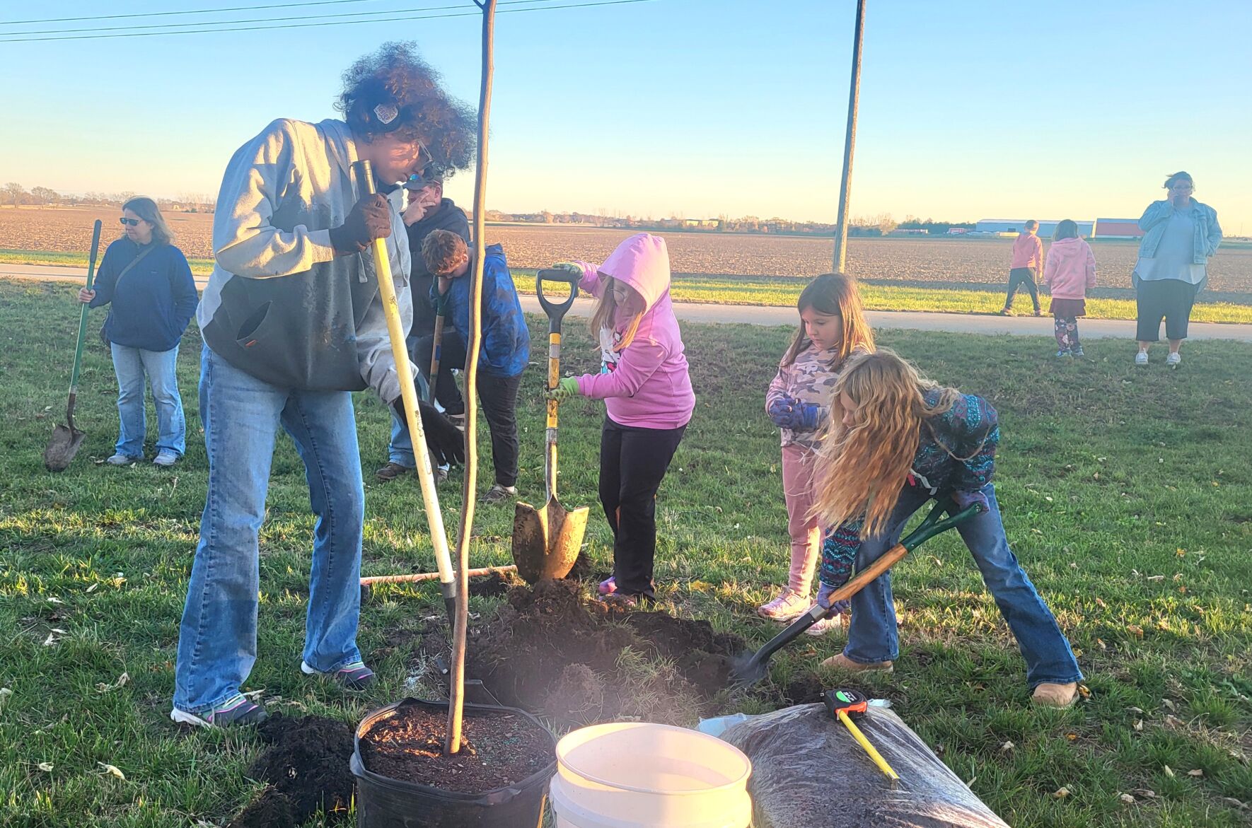 Girl Scouts tree planting project extends to rec trail