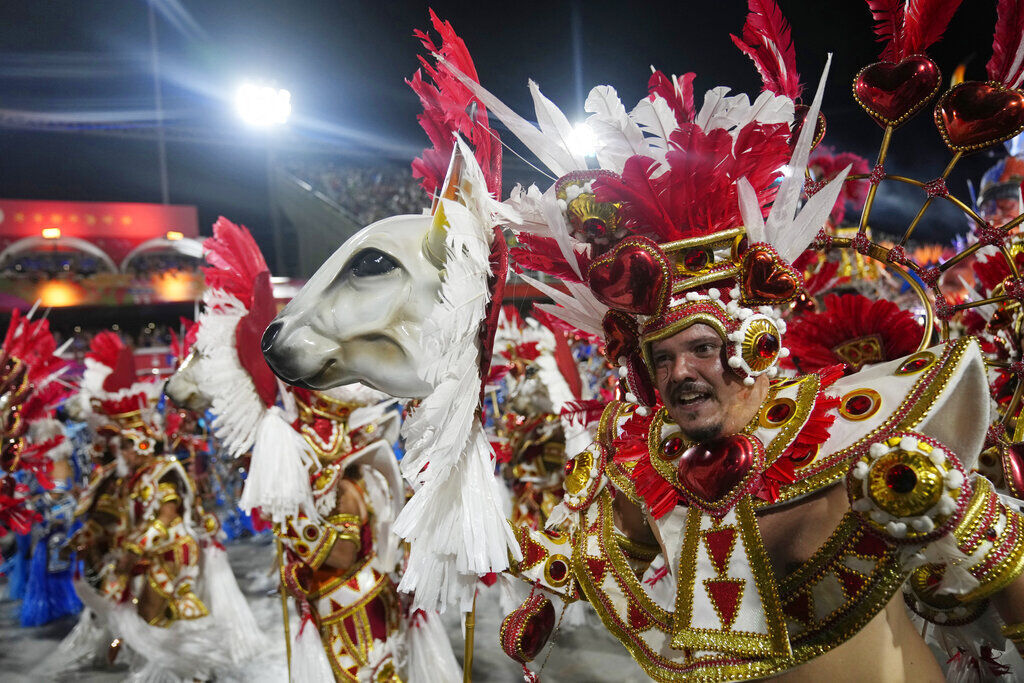 Brazil's glitzy Carnival is back in full form after pandemic