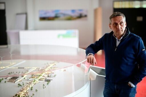 Long-time mayor Michael Knape at the village, whose green energy project has attracted visitors from as far as India and North Korea