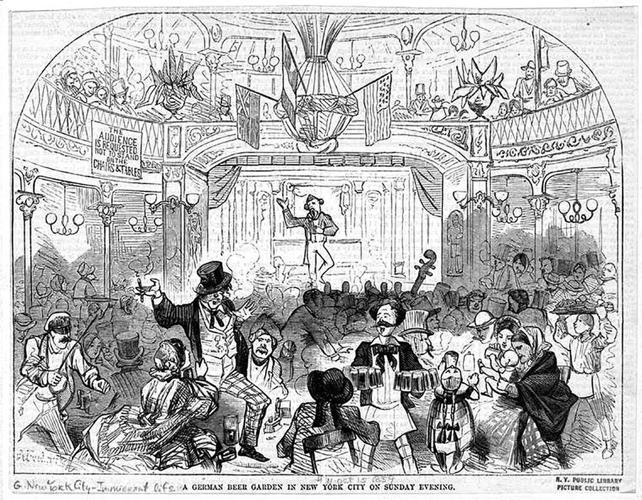 NYC German beer hall 1