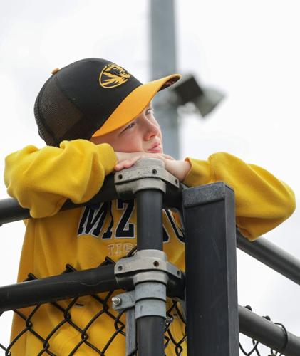 Weston Wiegman, 7, watches Mizzou baseball take on Vanderbilt
