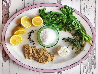 Wet brine ingredients