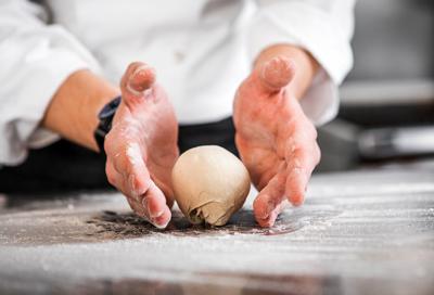 Pretzel roll process