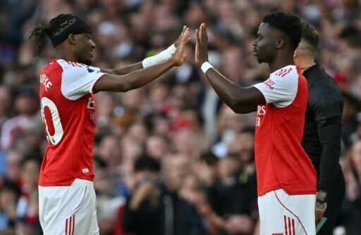 Arsenal are three points clear of Manchester City in the Premier League title race
