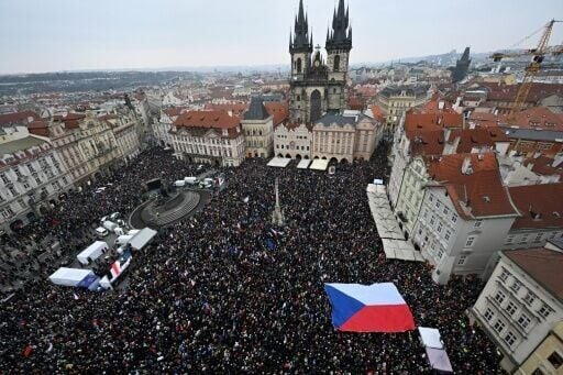 Organisers claim up to 90,000 people attended the demonstration