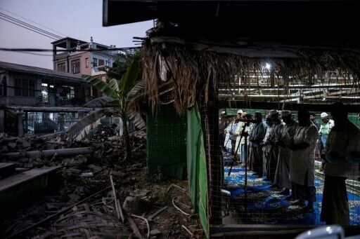 A permanent replacement has yet to be erected after the mosque in Bon Oe village collapsed