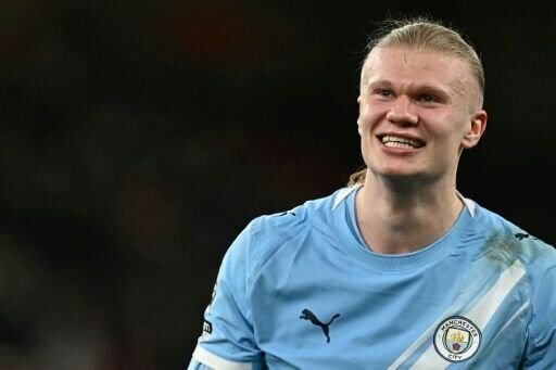 Manchester City striker Erling Haaland