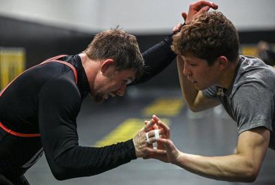 Jarrett Jacques trains with Seth Mendoza (copy)