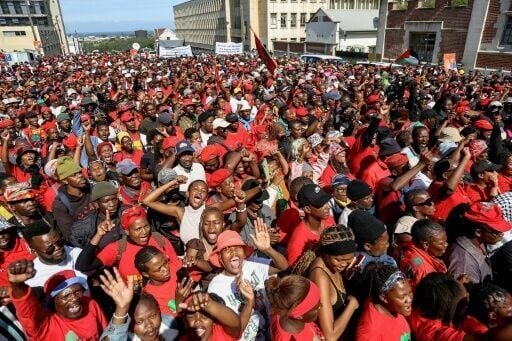 EFF supporters gathered outside the court and in various cities ahead of Malema's sentencing