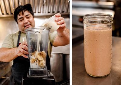 Chocolate peanut butter smoothie