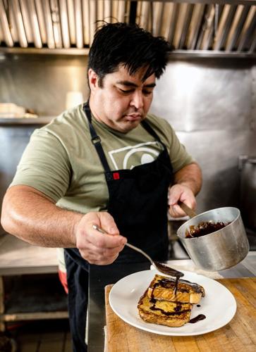 Baptiste chocolate sauce