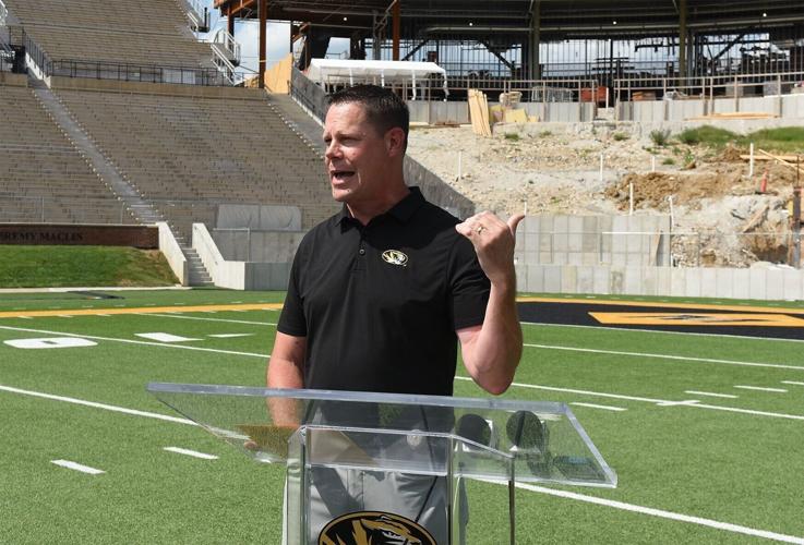 Laird Veatch, University of Missouri Athletics director, gives updates on stadium construction (copy)