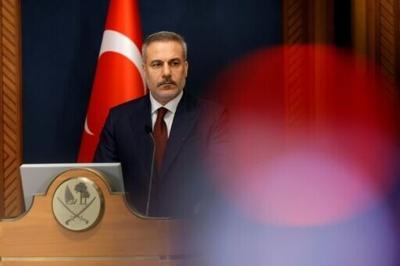 Turkish Foreign Minister Hakan Fidan accuses Israel using security concerns as a pretext to seize 'more land'