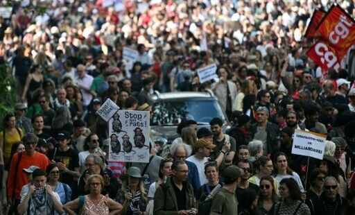 Keeping May 1 as a rest day was one of the themes of the French May Day marches