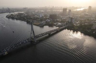 Lagos, Nigeria's coastal mega-city, is bound by the Atlantic Ocean on one side and a massive lagoon on the other