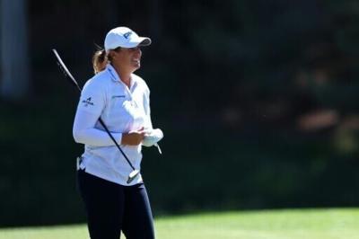 American Lauren Coughlin has a five-stroke lead after two rounds of the LPGA Aramco Championship in Las Vegas, Nevada