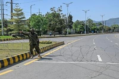 Security in Pakistan's capital Islamabad was being visibly stepped up ahead of peace talks between the United States and Iran to end the Middle East war in the coming days