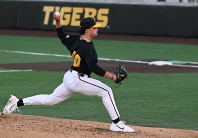 Mizzou pitcher Brady Kehlenbrink delivers a pitch (copy)
