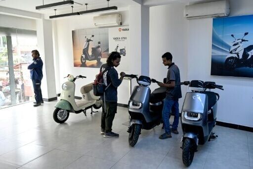 To avoid the wait at the pump, some Bangaldeshis are turning to electric bikes