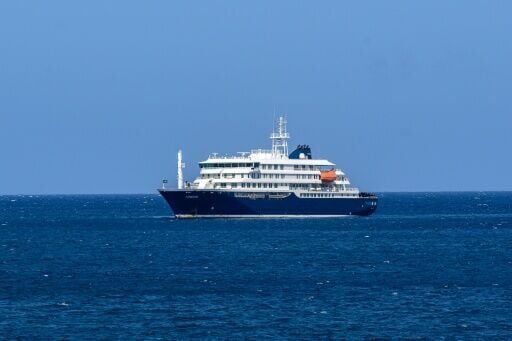 The ship is currently located off the coast of Cape Verde