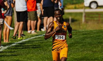 Missouri cross country runner Elijah Limo runs in the Cyclone Opener