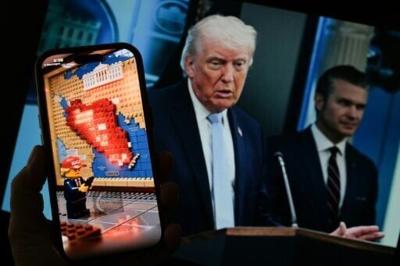 Lego-style memes troll Trump after fragile US-Iran truce