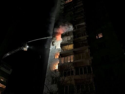 Sirens wailed overnight in nearly all of Ukraine, which struggles to fend off relentless Russian salvos amid fears of a drop in US air defence supplies due to the war in the Middle East