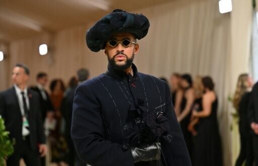 Puerto Rican singer Bad Bunny arrives at the 2024 Met Gala