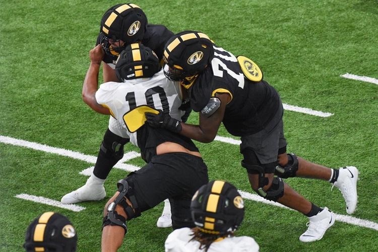 Mizzou offensive lineman Cayden Green (70) (copy)