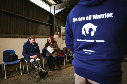 Members of the armed forces and the police may put their lives on the line for their country but even they have their mental and physical limits and often it is horses, not humans, who can provide salvation