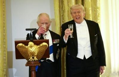 US President Donald Trump said the whisky tariff gesture was to 'honor' Britain's King Charles III