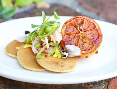 Cornmeal blini