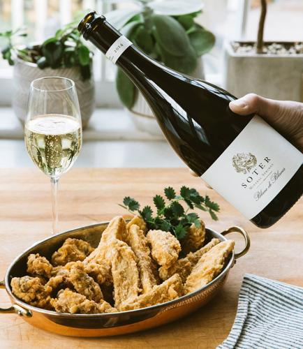 Chicken-fried oysters and fermented jojos