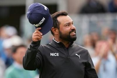 JJ Spaun takes the applause after capturing the PGA Tour Valero Texas Open in San Antonio