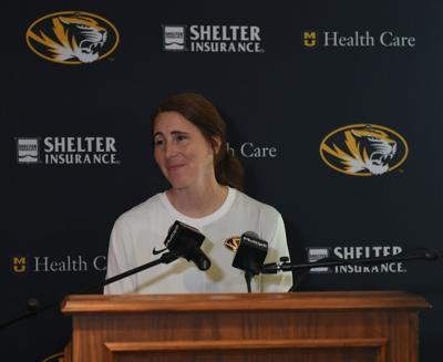 Mizzou head volleyball coach Dawn Sullivan speaks (copy)