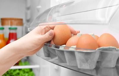 Eggs in fridge