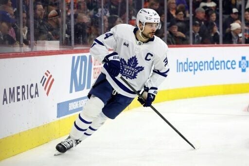 American forward Auston Matthews of the NHL's Toronto Maple Leafs hopes to help the United States men capture Olympic gold for the first time since 1980