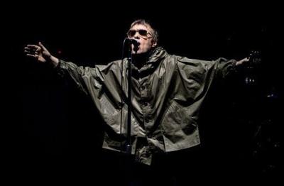 Liam Gallagher of Oasis, the British band that has been announced as one of the inductees for the 2026 class of the Rock and Roll Hall of Fame