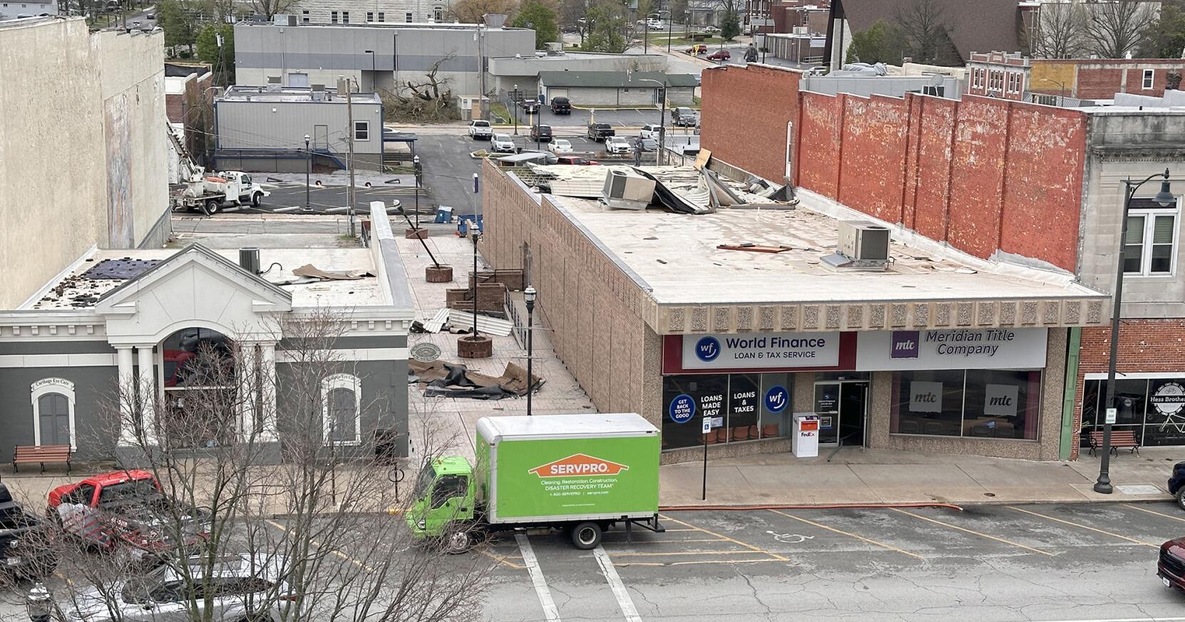 Severe storm late Monday causes damage on Carthage square - Vimarsana News
