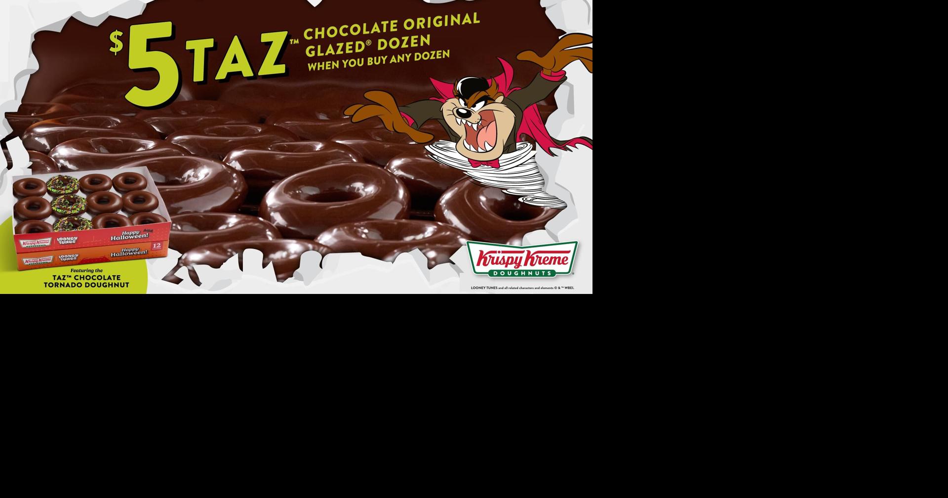 KRISPY KREME® Spins Up Spooky Chocolate Chaos with New Taz™ Chocolate ...