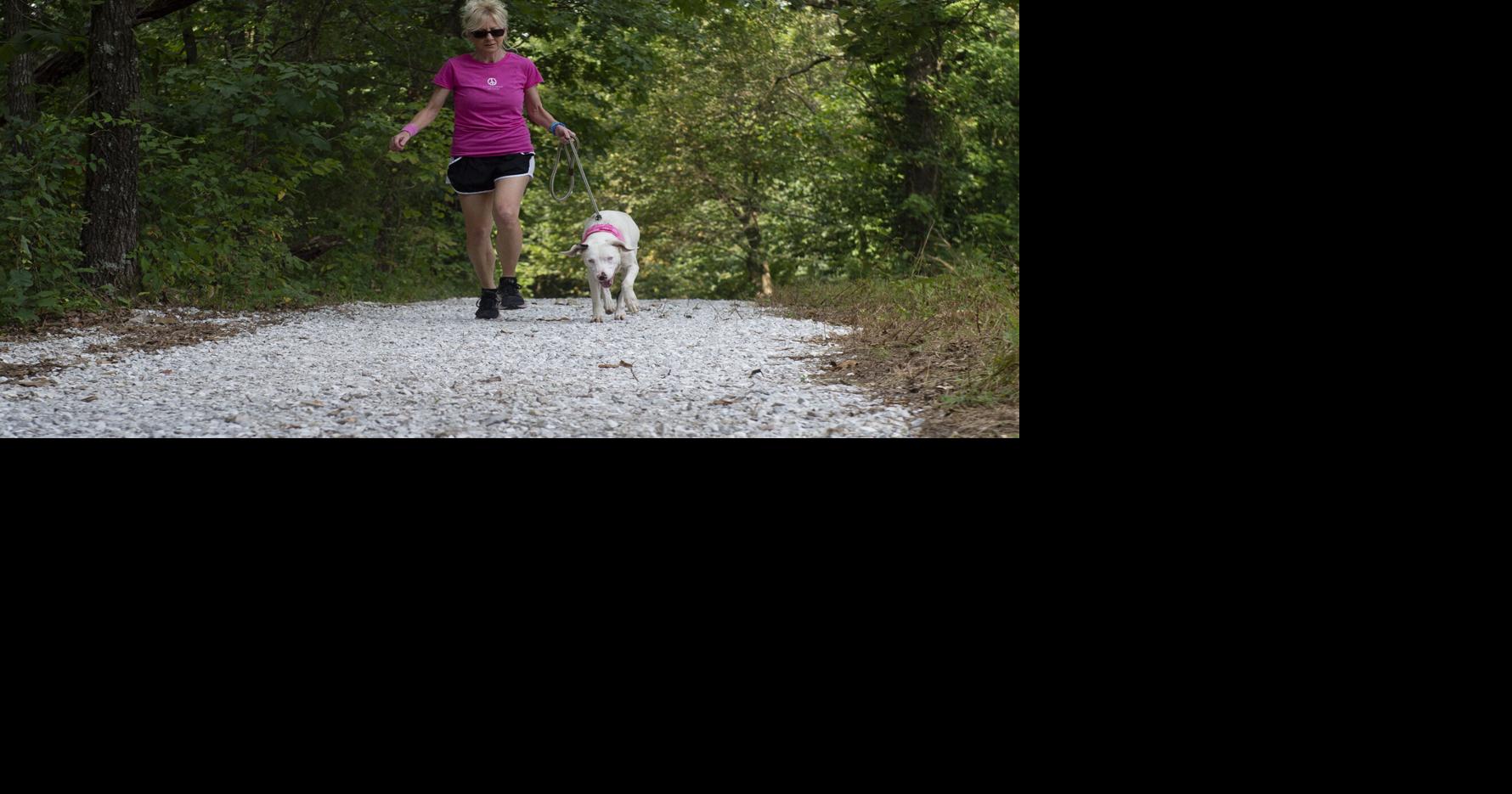 Dogs, humans both enjoying new walking trail at Joplin's Golden Paw
