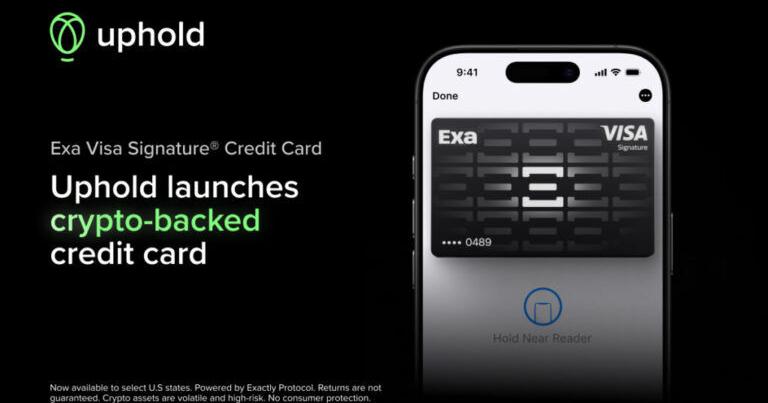 Uphold, Premium Visa İmza Kredi Kartı ile Kripto Harcama Gücünü Kilitleme