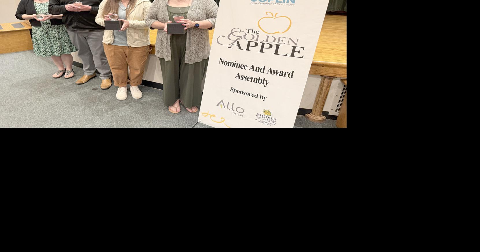 4 Joplin teachers honored during Golden Apple ceremony