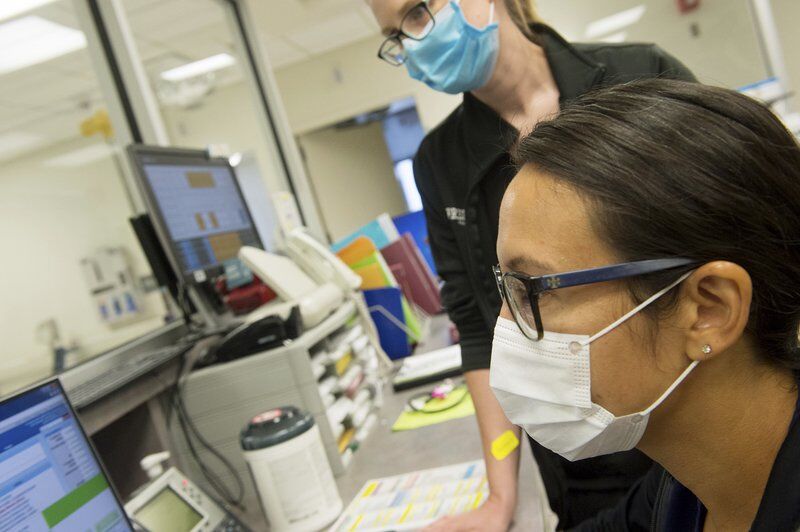 Nurse Rosie Hubbard in charge of Freeman's new medical COVID19 unit