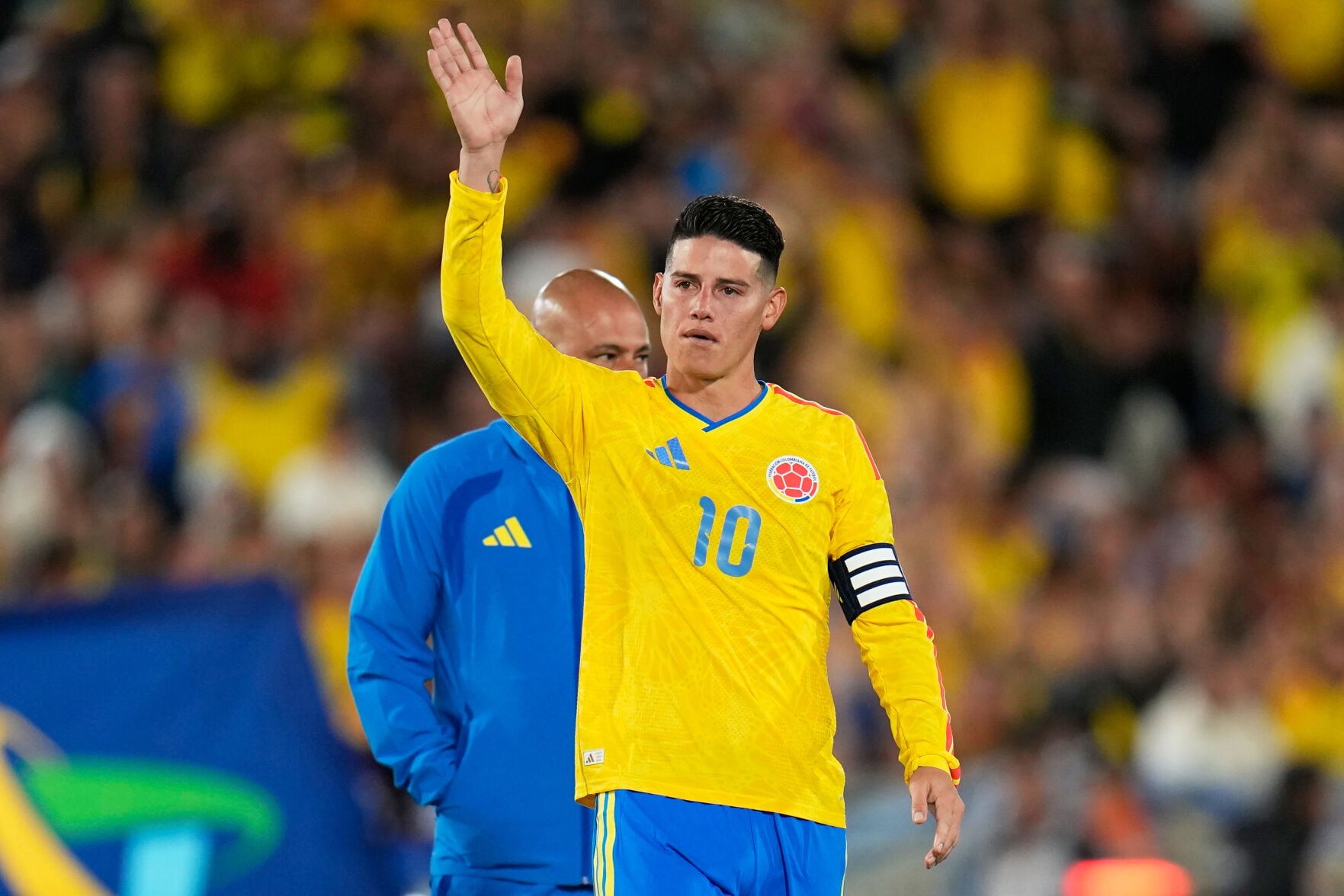 James Rodriguez in Atletico Nacional kit after 2026 signing