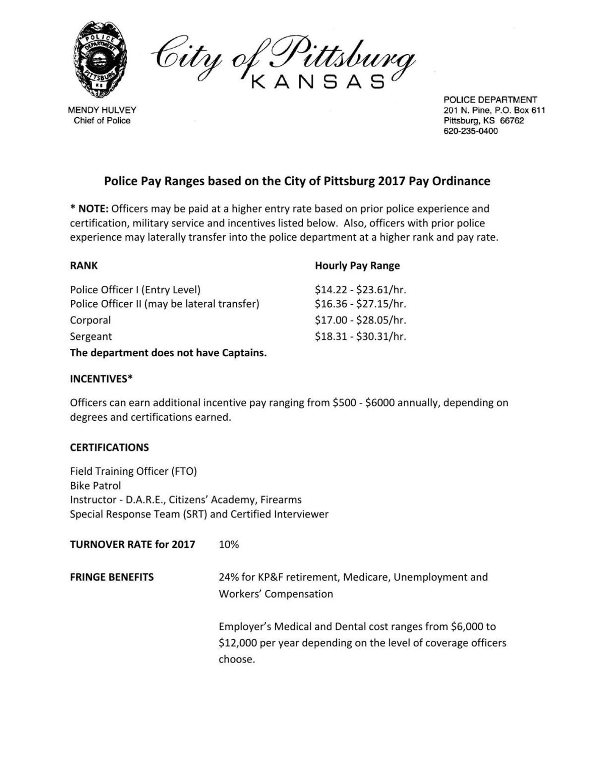 Police Salary Benefit Request 020718 | | Joplinglobe.com
